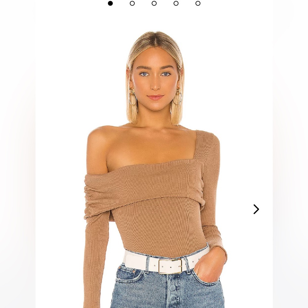 for love and lemons brown bodysuit size small